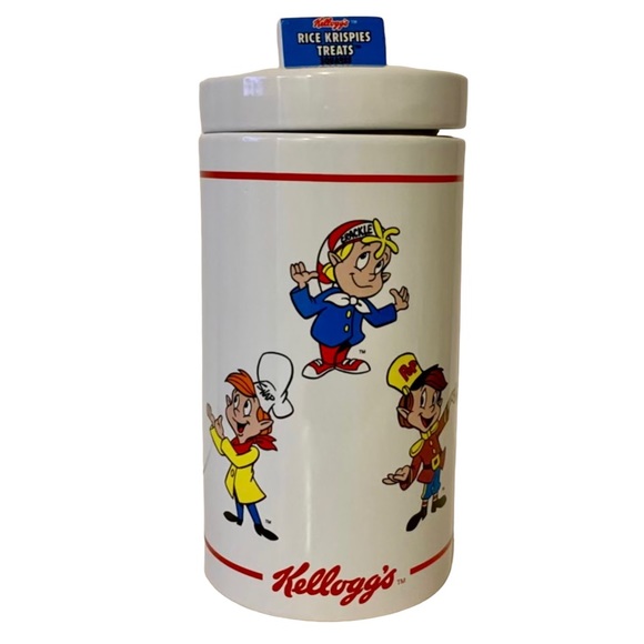 kellogs Kitchen 999 Kelloggs Rice Krispies Treats Vintage Cookie Jar Ceramic Canister Poshmark